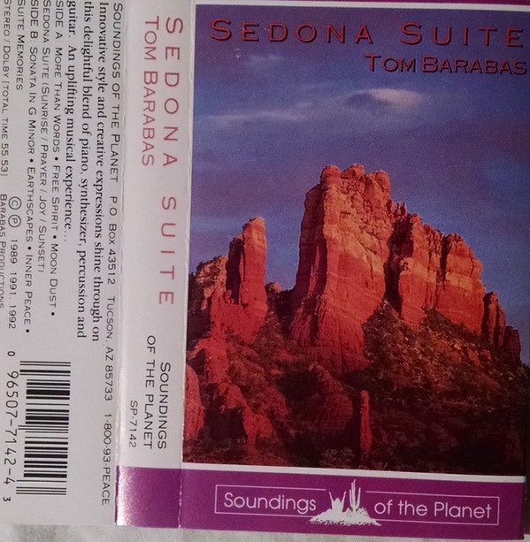 Tom Barabas – Sedona Suite - Used Cassette 1992 USA - Classical