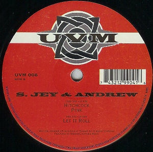 S. Jey & Andrew – Let It Roll - New 12" Single Record 1995 Unique Belgium Vinyl - Trance