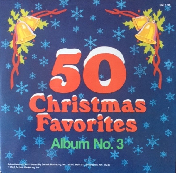 Various – 50 Christmas Favorites Album No. 3 - Mint- LP Record 1986 Suffolk USA Vinyl - Holiday / Pop - Shuga Records