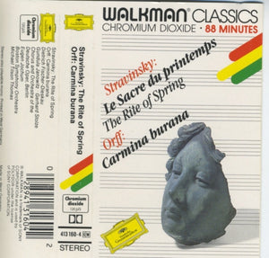 Various / Stravinsky – Stravinsky: Le Sacre Du Printemps / The Rite Of Spring; Orff: Carmina Burana - Used Cassette 1972 Deutsche Grammophon Tape - Modern Classical