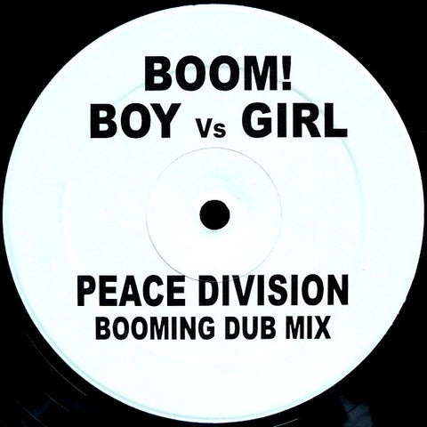 Peace Division Mixes - Boom! / Agent Sumo – Boy vs. Girl / Sunflowers - VG+ 12" Single Record 2000 Promo UK Vinyl - Progressive House / Tech House