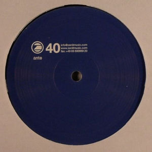 Unknown Artist – Ante Zenit 40 - New 12" Single 2007 Zenit Germany Import Vinyl - Techno