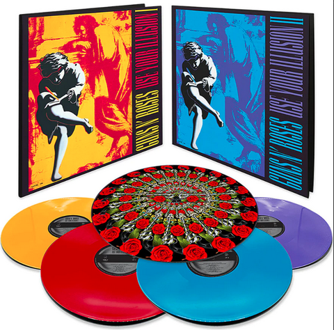 Guns N' Roses – Use Your Illusion I & II (1991) - New 4 LP Record 2022 Geffen Europe Color Vinyl - Rock - Shuga Records