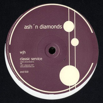 WJH - Classic Service - New 12" Single 2007 Germany Ash'n Diamonds Vinyl - Techno - Shuga Records