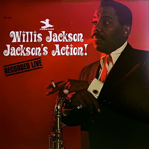 Willis Jackson ‎– Jackson's Action! - VG Lp Record 1964 Prestige USA Mono Original Vinyl - Jazz