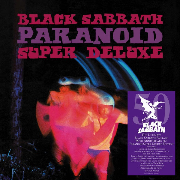 Black Sabbath ‎– Paranoid Super Deluxe (1970) - New 5 LP Record 2021 Warner Europe Import Vinyl - Hard Rock / Heavy Metal - Shuga Records