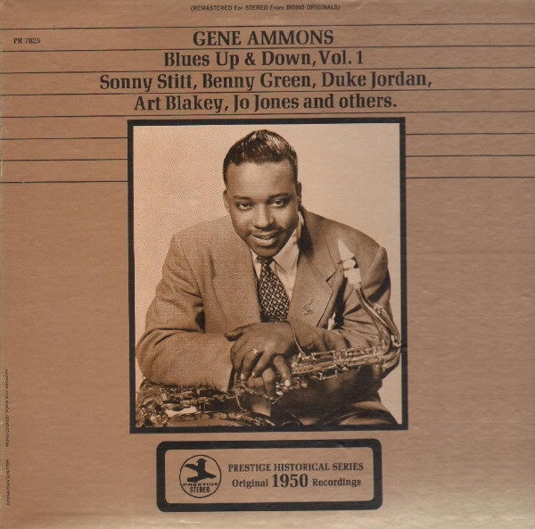 Gene Ammons - Blues Up And Down, Vol. 1 - VG+ LP Record 1970 Prestige Stereo USA Vinyl - Jazz