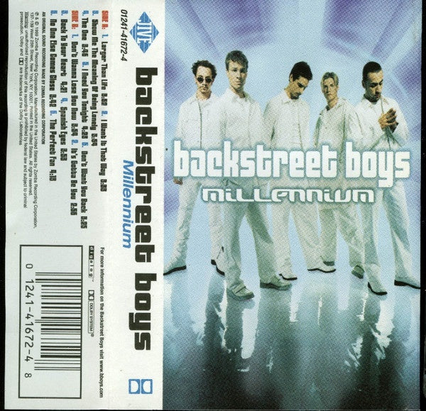 Backstreet Boys - Millennium - Cassette 1999 Jive USA - Pop– Shuga