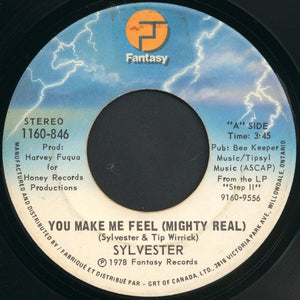 Sylvester ‎– You Make Me Feel (Mighty Real) / Grateful - VG+ 7" Single Used 45rpm 1978 Fantasy USA - Disco - Shuga Records