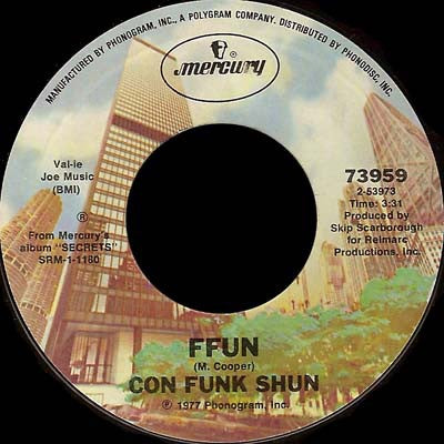 Con Funk Shun ‎- Ffun / Indian Summer Love (Instrumental) - VG 7