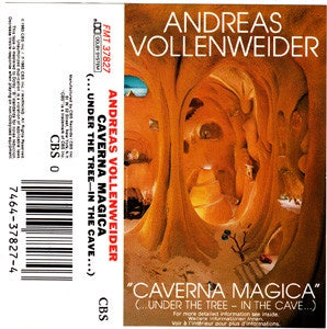 Andreas Vollenweider – Caverna Magica (...Under The Tree - In The Cave...) - Used Cassette Tape CBS 1983 USA - Electronic - Shuga Records