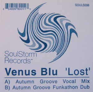 Venus Blu ‎– Lost - New 12" Single 2004 Soulstorm UK Vinyl - House / Deep House - Shuga Records