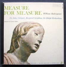 Various ‎– Measure For Measure - VG+ 3 Lp Record 1961 Caedmon USA Vinyl & Book - Story / Spoken Word - Shuga Records