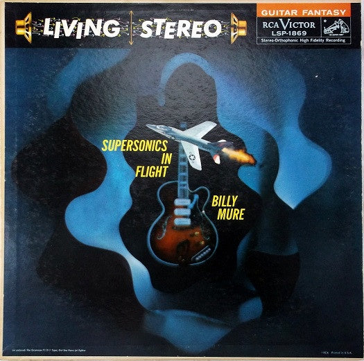 Billy Mure - Supersonics In Flight - VG+ LP Record 1959 RCA Living Stereo USA Vinyl - Surf / Rockabilly / Rock - Shuga Records