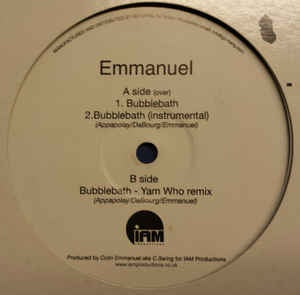 Emmanuel ‎– Bubblebath - New 12" Single 2004 Little League Vinyl - Future Jazz - Shuga Records