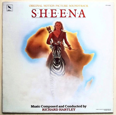 Richard Hartley - Sheena - Mint- LP Record 1984 Varèse Sarabande USA Original Vinyl - Soundtrack - Shuga Records