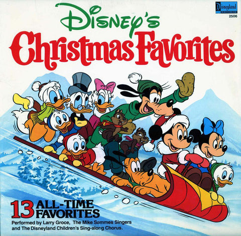 Larry Groce, The Mike Sammes Singers And The Disneyland Children's Sing-along Chorus ‎– Disney's Christmas Favorites VG+ 1979 Disneyland USA Pressing - Holiday / Children's - Shuga Records