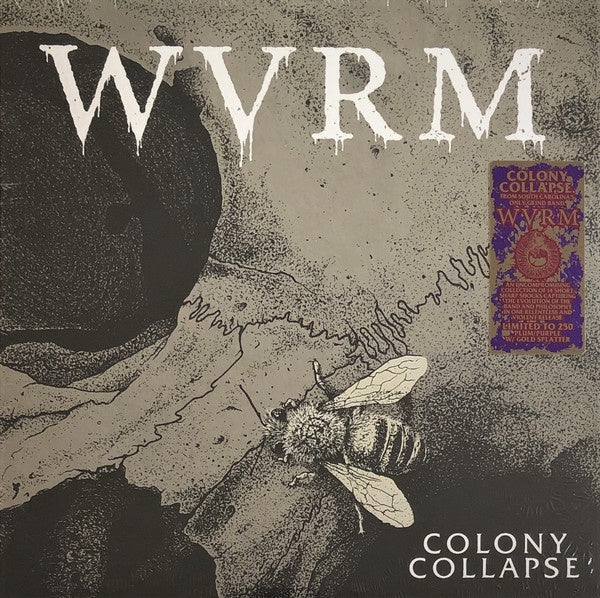 Wvrm ‎– Colony Collapse - New LP Record 2021 Prosthetic Europe Import urple / Plum With Gold Splatter Vinyl - Sludge Metal / Doom Metal - Shuga Records