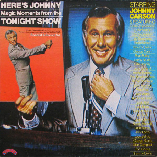 Johnny Carson ‎– Here's Johnny.... Magic Moments From The Tonight