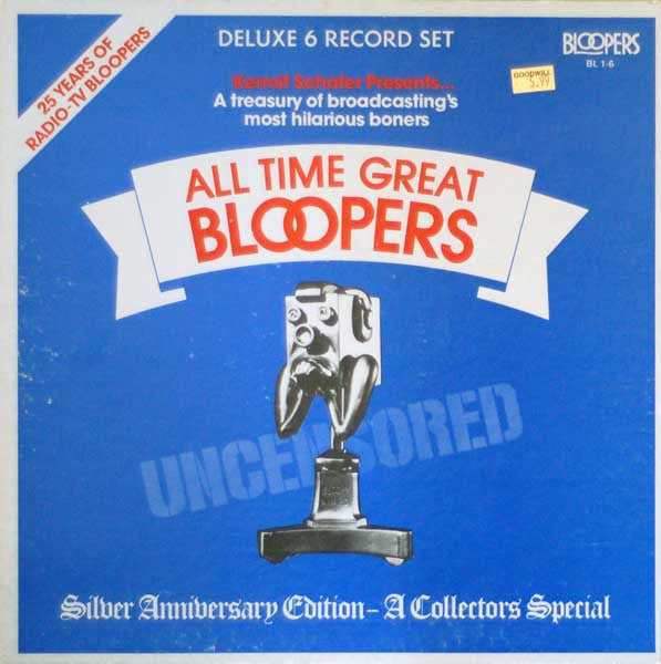 Kermit Schafer ‎- All Time Great Bloopers - Silver Anniversary Edition - Volume 1-6 - Mint- 6 LP Box Set USA - Comedy / Spoken Word - Shuga Records