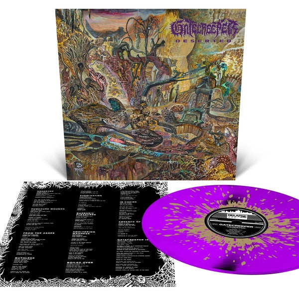 Gatecreeper ‎– Deserted - New LP Record 2020 Relapse Europe Import Neon Violet with Gold Splatter Vinyl - Death Metal
