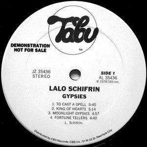 Lalo Schifrin ‎– Gypsies - VG+ Lp Record 1978 Tabu USA Promo Vinyl