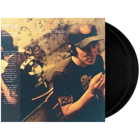 Elliott Smith - Either / Or (Expanded Edition)(1997) - Mint- 2 LP Record 2017 Kill Rock Stars Black Vinyl - Indie Rock - Shuga Records