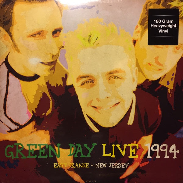 Green Day Live on Green Vinyl LP