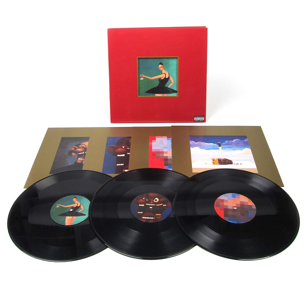 Kanye West - My Beautiful Dark Twisted Fantasy (2010) - New 3 LP Record  2023 Roc-A-Fella 180 gram Vinyl, Poster & Inserts - Hip Hop