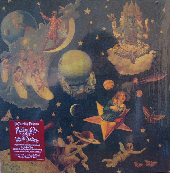 (DAMAGED COVER) The Smashing Pumpkins - Mellon Collie and the Infinite Sadness (1995) - New 4 LP Record Box Set 2022 Virgin 180 gram Vinyl & Book - Alternative Rock - Shuga Records