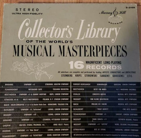 Various – Collector's Library of the World's Musical Masterpieces - Sealed New 16 LP Record Box Set 1970s Murray Hill USA Vinyl - Classical - Shuga Records